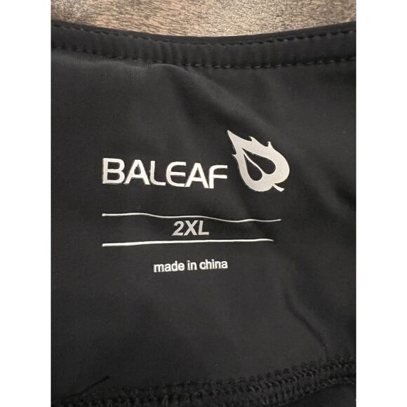 Baleaf Womens Black Cycling Pink Padded Capri Leggings Pants Size XXL 2XL - Picture 5 of 10